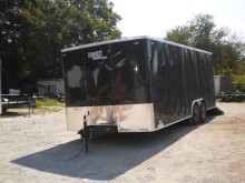 85x20 black flat front look
                                trailer