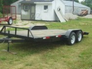 16' Flatbed
                Trailer with Dovetail