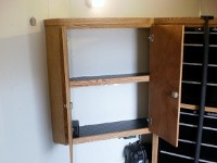 Custom Cabinet with Built in Tool Box