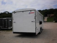 2016 8.5x20 journey round top white enclosed
                      conssession trailer a023637