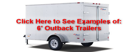 6' Wide Pace
                      Trailers