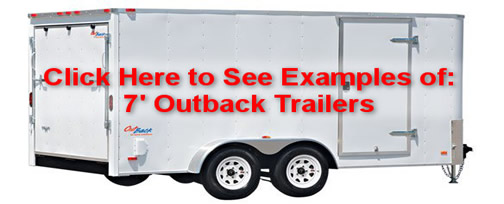 6' Wide Pace
                      Trailers