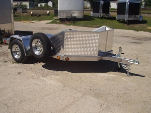 2 Place Open
                Motorcycle Trailers