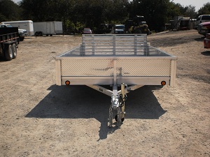 R and R All Aluminum Utility Trailer with Bifold
                  Gate