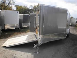 R and R All Aluminum Slasher Elite Snowmobile
                  Trailer Pewter and Charcoal