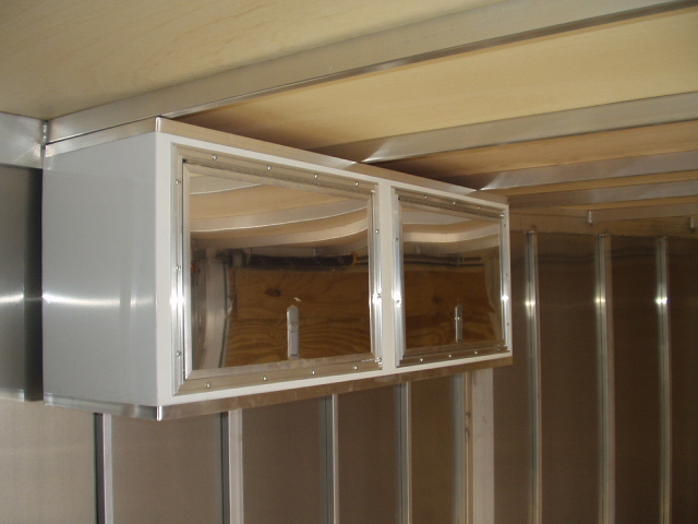Carriages Enclosed Trailer Cabinet Options