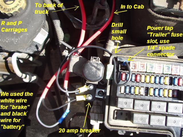 2003 Dodge Truck Brake Controller Installation Instructions 1999 dodge durango fuse box 