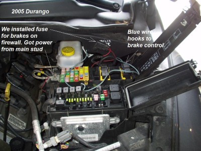 Hemi Dodge Durango Trailer Brake Controller
                  Install